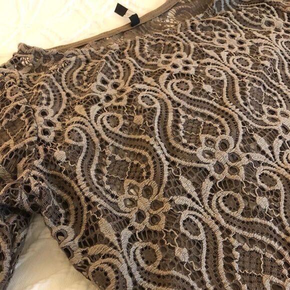 Olive Green Lace Body Suit - Picture 4 of 5